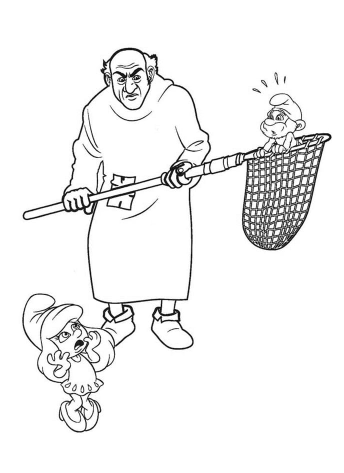 Gargamel kolorowanki